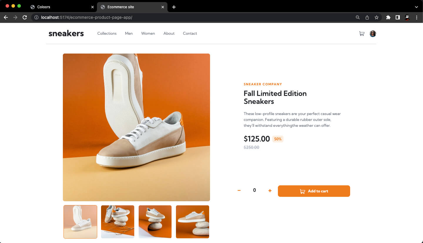 e-commerce product page picture